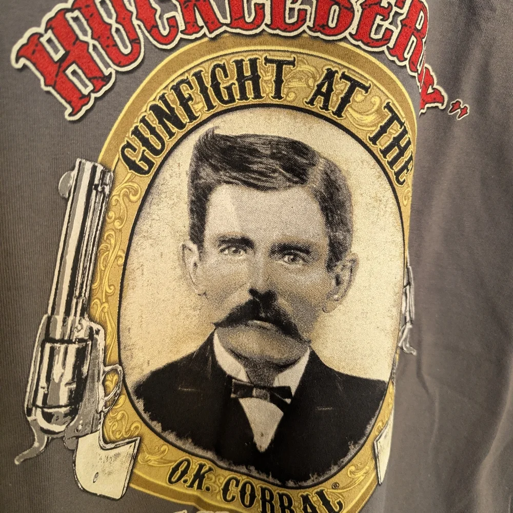 NEW Doc Holliday OK Corral Tombstone "I'm Your Holliday" XL T-SHIRT - Picture 5 of 6